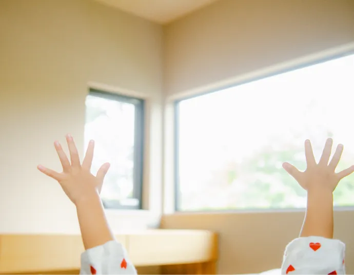 子どもの手