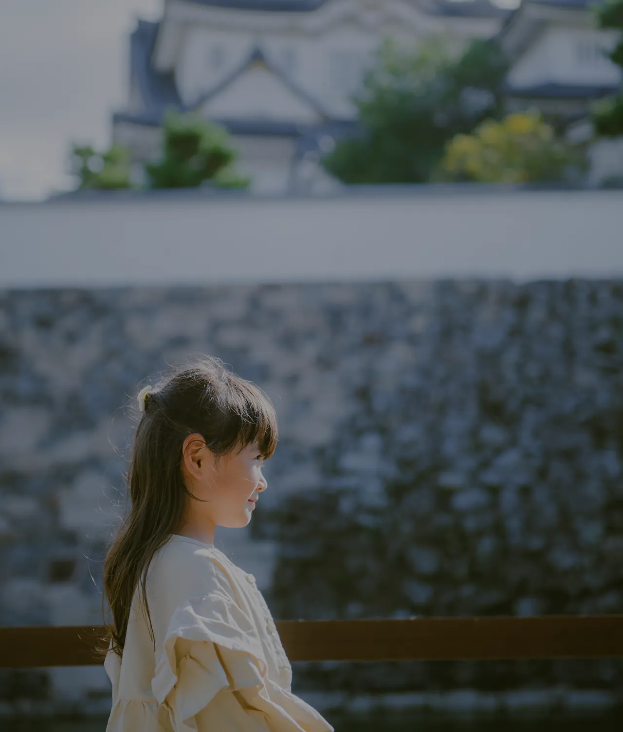 女の子の横顔